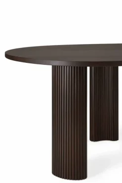 Boomerang skrivbord Dark brown mahogny 200x100x76 cm