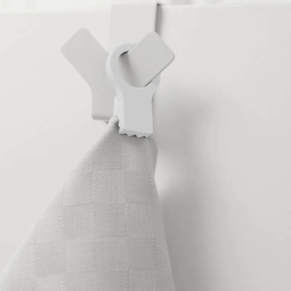 Bosign Loop clips för kökshandduk 2-pack Vit