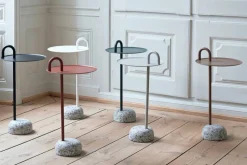 Bowler sidobord Cream white-granite