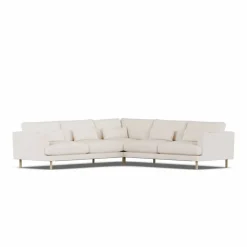Bredhult soffa Caleido Beige 9600-vitoljad ek hörnsoffa F