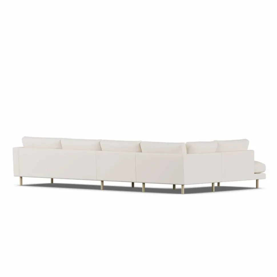 Bredhult soffa Caleido Beige 9600-vitoljad ek 4-sits B2