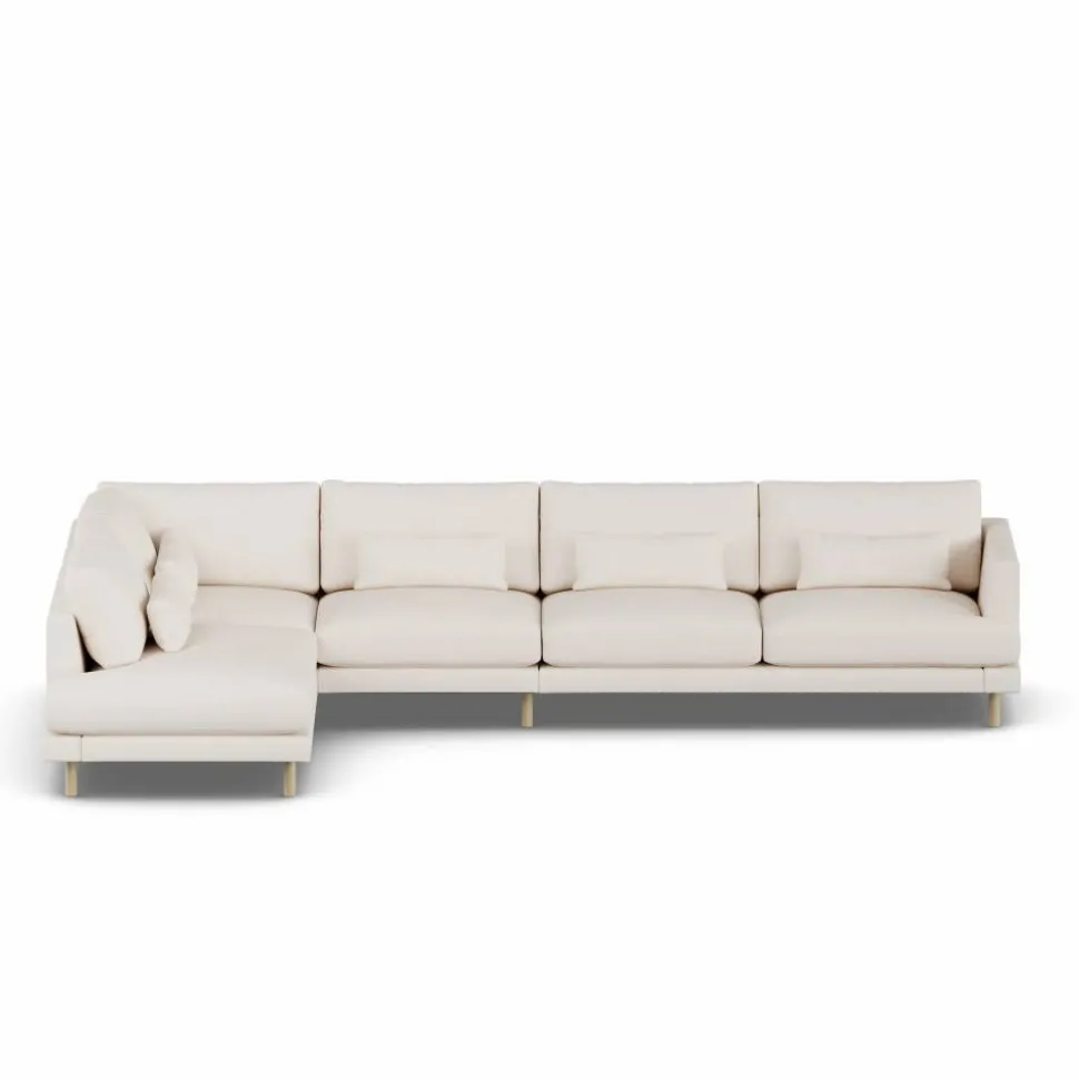 Bredhult soffa Caleido Beige 9600-vitoljad ek 4-sits B2