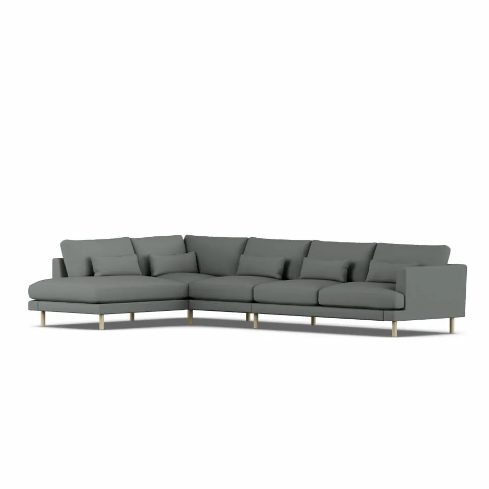 Bredhult soffa Caleido Grey 1240-vitoljad ek 4-sits B2