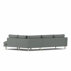 Bredhult soffa Caleido Grey 1240-vitoljad ek 3-sits A1