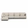 Bredhult soffa Jump Beige 1956-svart stål 4-sits B2
