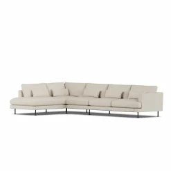 Bredhult soffa Jump Beige 1956-svart stål 4-sits B2