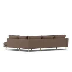 Bredhult soffa Jump Brown 1955-vitoljad ek 3-sits A1