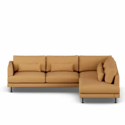 Bredhult soffa Jump Honey 1959-svart stål 3-sits A1