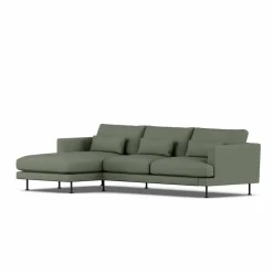 Bredhult soffa Same Forest 6677-svart stål 2 5-sits C2