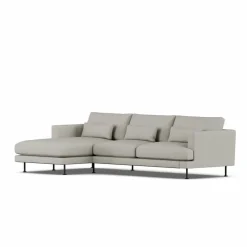 Bredhult soffa Same Grey 6673-svart stål 2 5-sits C2