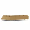 Bredhult soffa Same Ochre 6676-vitoljad ek 4-sits B1