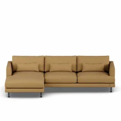 Bredhult soffa Same Ochre 6676-svart stål 2 5-sits C2