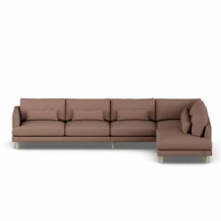 Bredhult soffa Same Rust 6675-vitoljad ek 4-sits B1