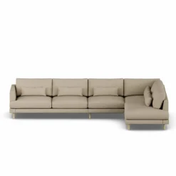 Bredhult soffa Same Sand 6672-vitoljad ek 4-sits B1