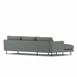 Bredhult soffa Caleido Grey 1240-svart stål 2 5-sits C2