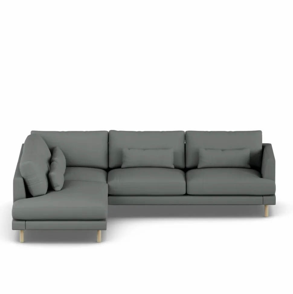 Bredhult soffa Caleido Grey 1240-vitoljad ek 3-sits A2
