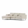 Bredhult soffa Jump Beige 1956-svart stål 2 5-sits C2