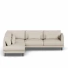 Bredhult soffa Jump Beige 1956-svart stål 3-sits A2