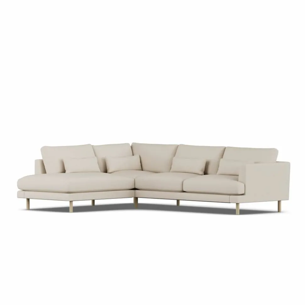 Bredhult soffa Jump Beige 1956-vitoljad ek 3-sits A2