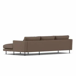 Bredhult soffa Jump Brown 1955-svart stål 2 5-sits C1