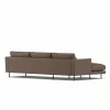 Bredhult soffa Jump Brown 1955-svart stål 2 5-sits C2