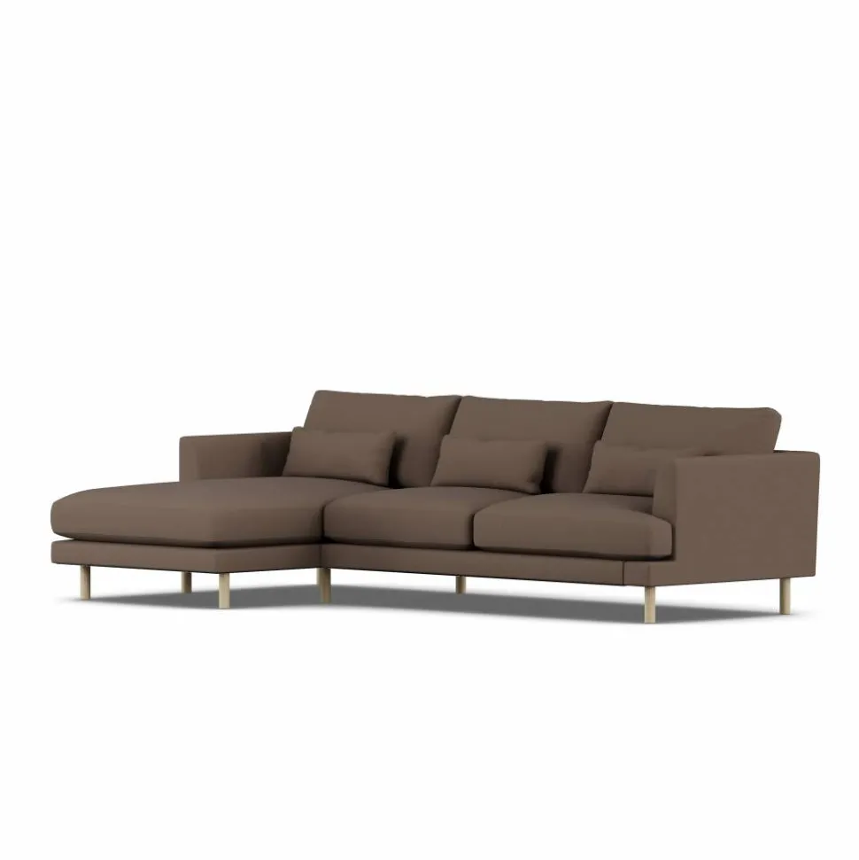 Bredhult soffa Jump Brown 1955-vitoljad ek 2 5-sits C2