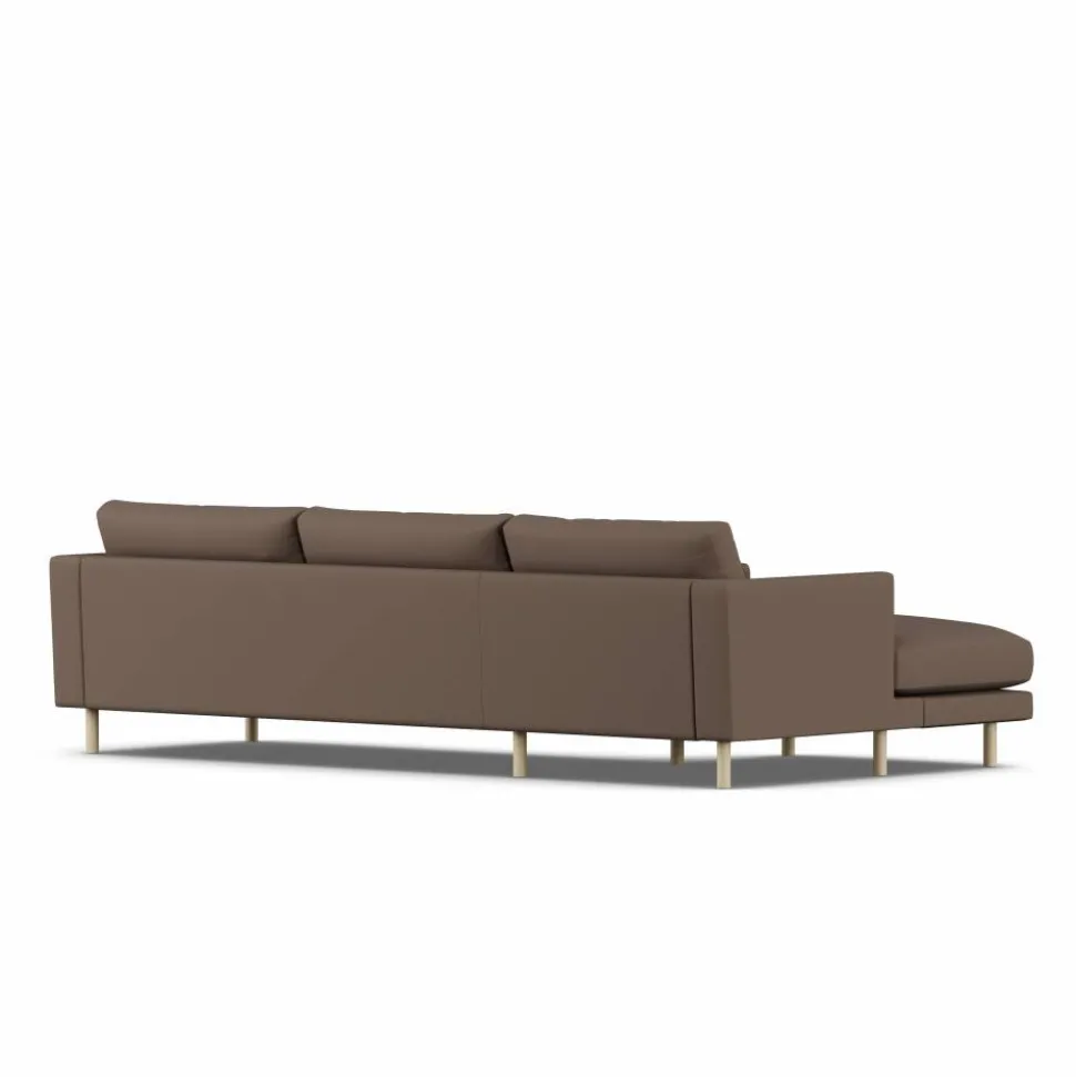 Bredhult soffa Jump Brown 1955-vitoljad ek 2 5-sits C2