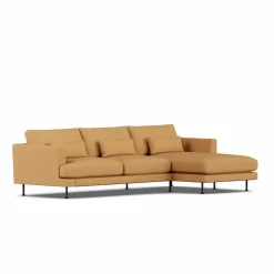 Bredhult soffa Jump Honey 1959-svart stål 2 5-sits C1