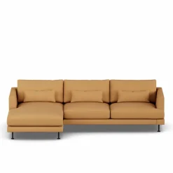 Bredhult soffa Jump Honey 1959-svart stål 2 5-sits C2