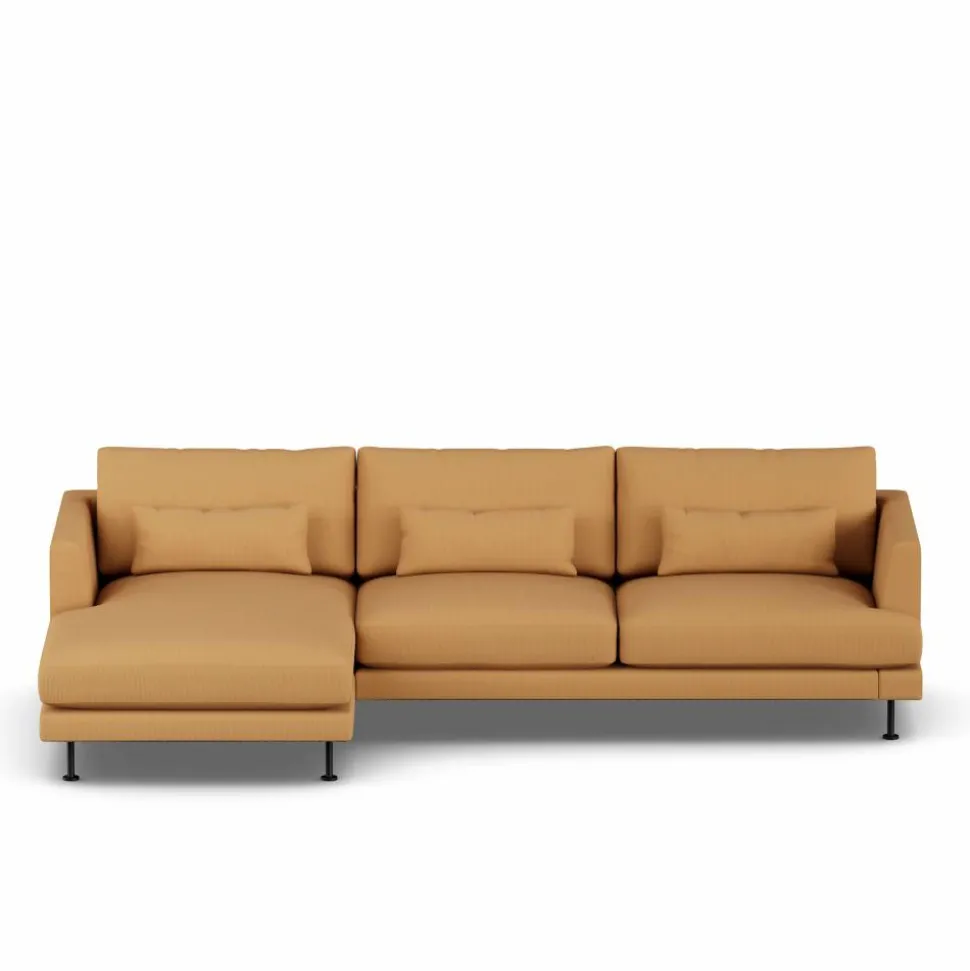 Bredhult soffa Jump Honey 1959-svart stål 2 5-sits C2