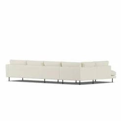 Bredhult soffa Oslo Nature 1540-svart stål 4-sits B2