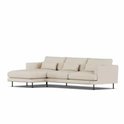 Bredhult soffa Same Beige 6670-svart stål 2 5-sits C2