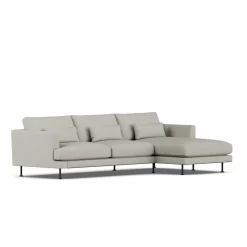 Bredhult soffa Same Grey 6673-svart stål 2 5-sits C1