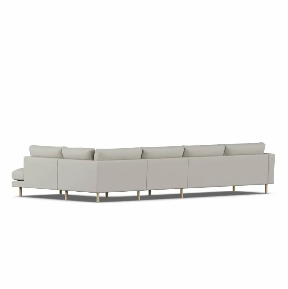 Bredhult soffa Same Grey 6673-vitoljad ek 4-sits B1