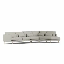 Bredhult soffa Same Grey 6673-vitoljad ek 4-sits B1