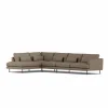 Bredhult soffa Same Mole 6674-svart stål 4-sits B2