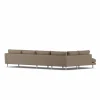 Bredhult soffa Same Mole 6674-vitoljad ek 4-sits B2
