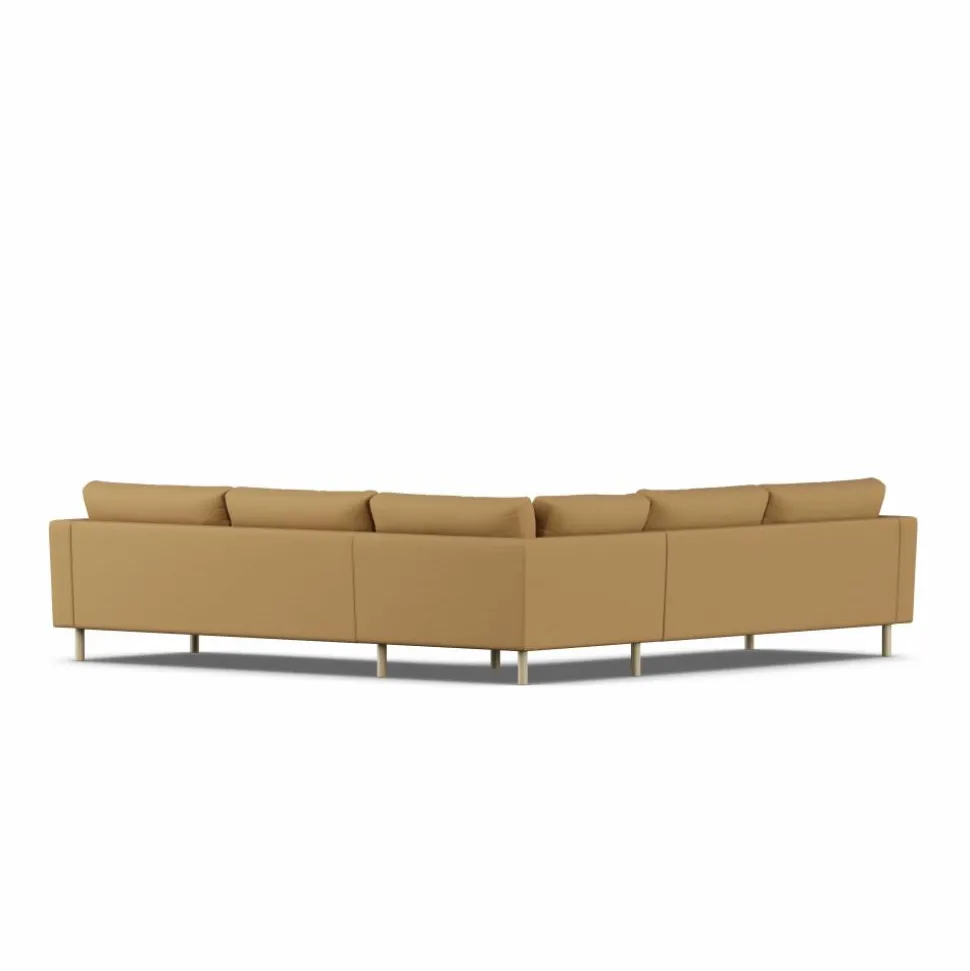 Bredhult soffa Same Ochre 6676-vitoljad ek hörnsoffa F