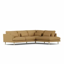 Bredhult soffa Same Ochre 6676-vitoljad ek 3-sits A1