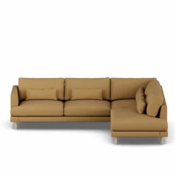 Bredhult soffa Same Ochre 6676-vitoljad ek 3-sits A1