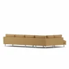 Bredhult soffa Same Ochre 6676-vitoljad ek 4-sits B2