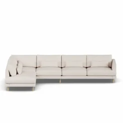 Bredhult soffa Same Off White 6671-vitoljad ek 4-sits B2