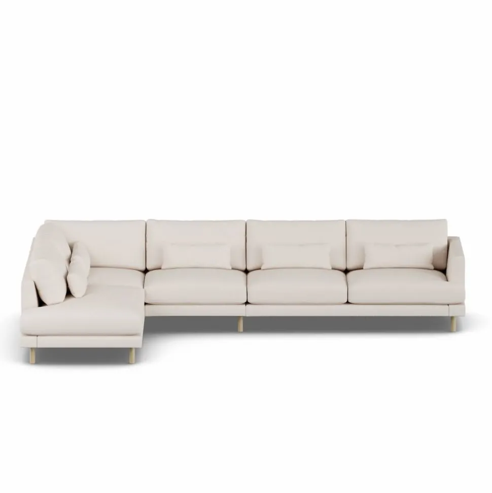 Bredhult soffa Same Off White 6671-vitoljad ek 4-sits B2