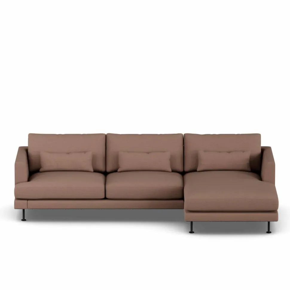 Bredhult soffa Same Rust 6675-svart stål 2 5-sits C1