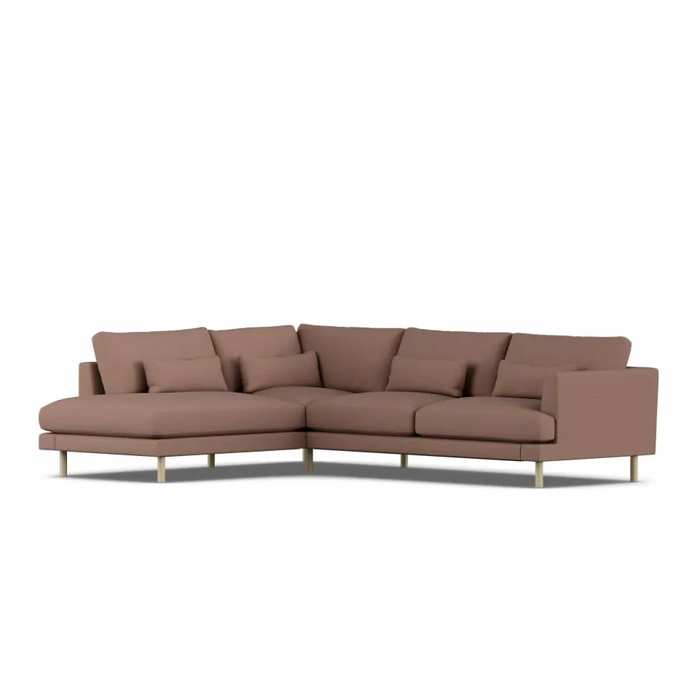 Bredhult soffa Same Rust 6675-vitoljad ek 3-sits A2