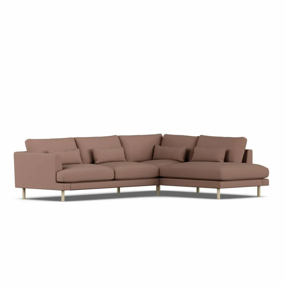 Bredhult soffa Same Rust 6675-vitoljad ek 3-sits A1