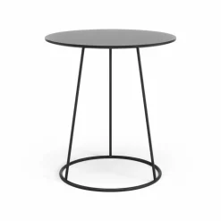 Breeze bord slät skiva Ø46 cm Svart
