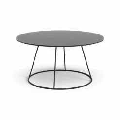 Breeze bord slät skiva Ø80 cm Svart
