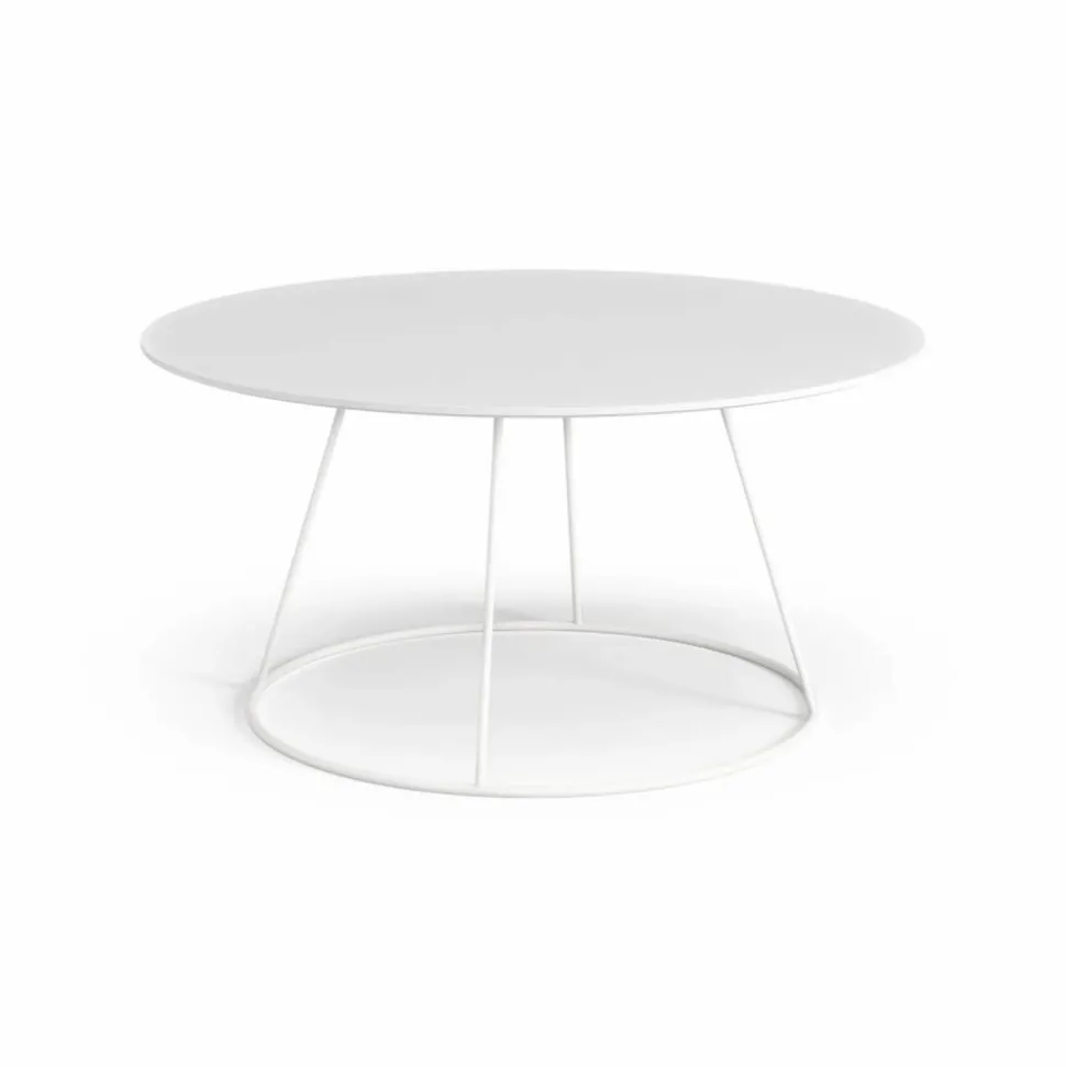 Breeze bord slät skiva Ø80 cm Vit