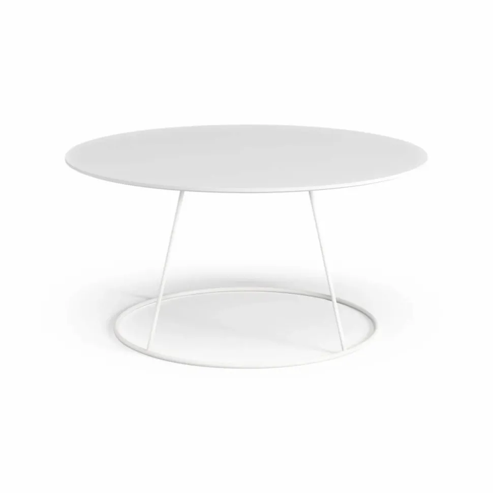 Breeze bord slät skiva Ø80 cm Vit